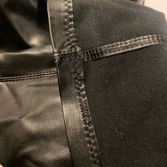 Black Azalea Wang Stretchy Thigh High Boots size 10 - Picture 11 of 16